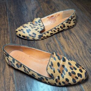 Leopard calf hair loafers Madewell